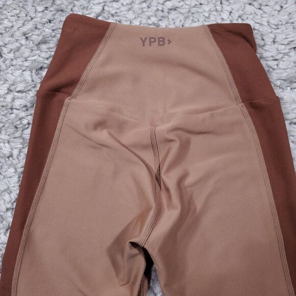 Abercrombie XXS Short YPB sculptLUX Curve Love 7/8 Length Leggings Colorblock - Picture 4 of 10